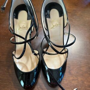 Christian Louboutin Black Patent Heels